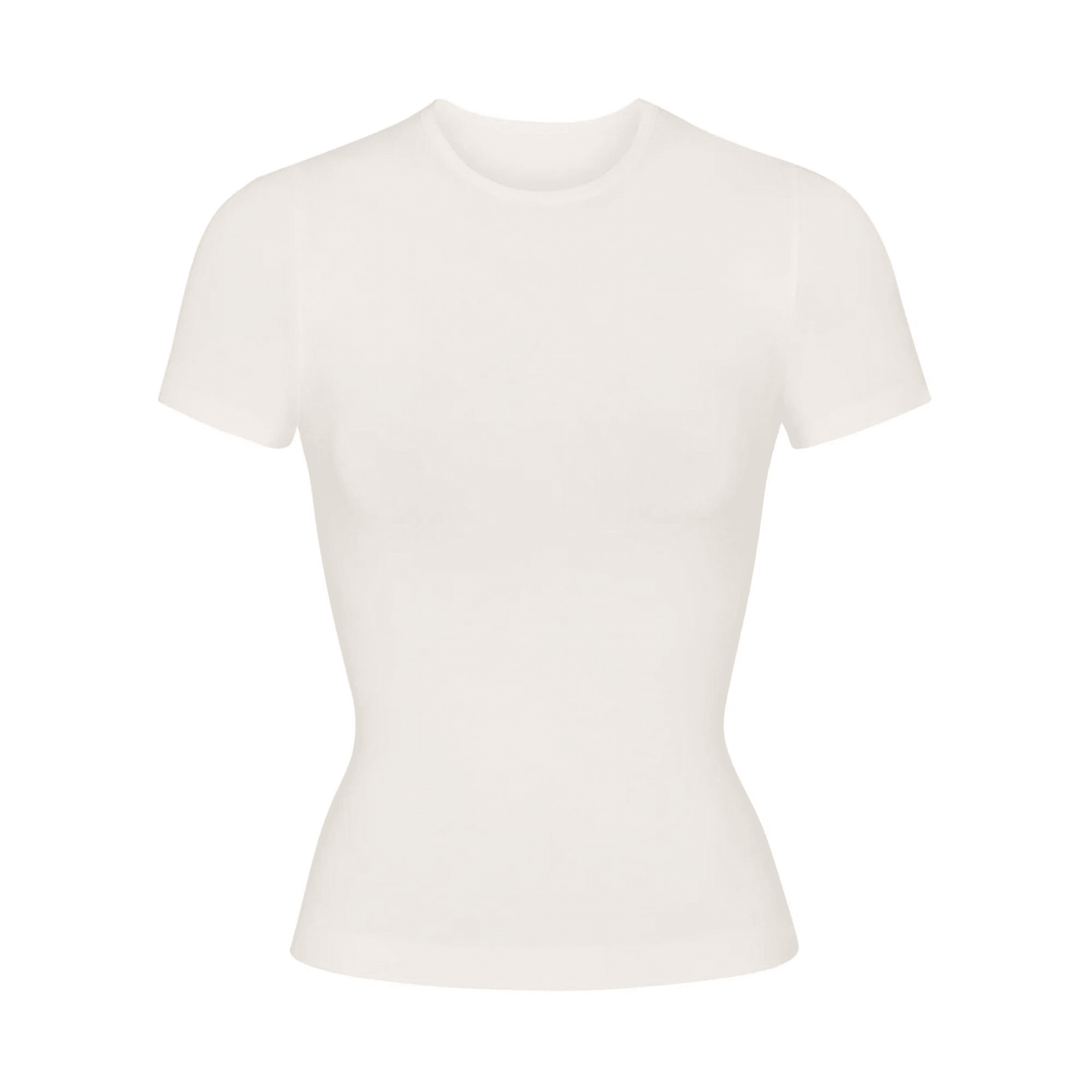 Slim Fit Tee | Cream - Her Designer