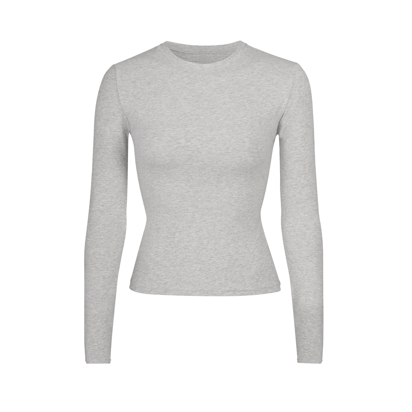 Sleek Long-Sleeve | Heather Grey - Her Designer