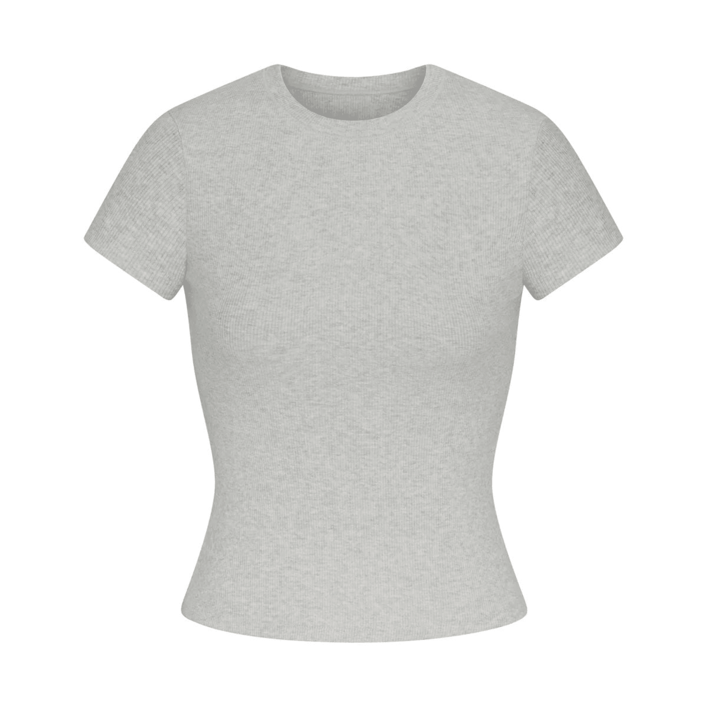 Slim Fit Tee | Heather Grey - Her Designer