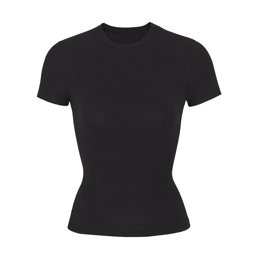 Slim Fit Tee | Black - Her Designer